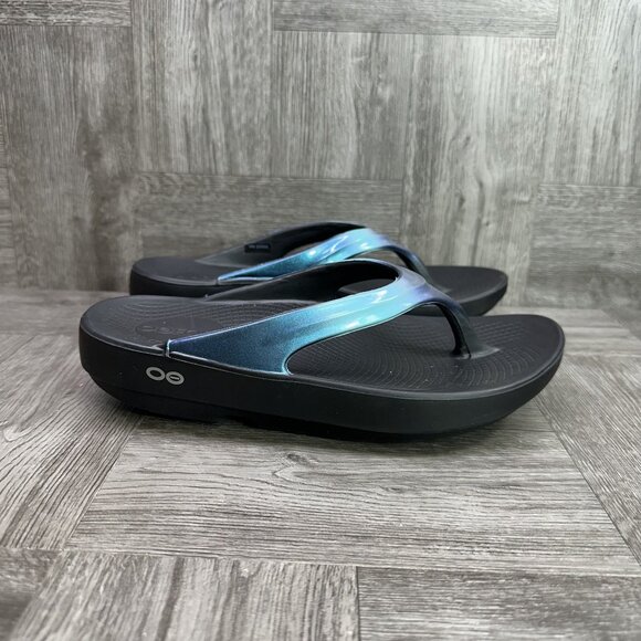 OOFOS OOlala Atlantic Women's size 6/EURO 37 Thong Sandals - Picture 1 of 8